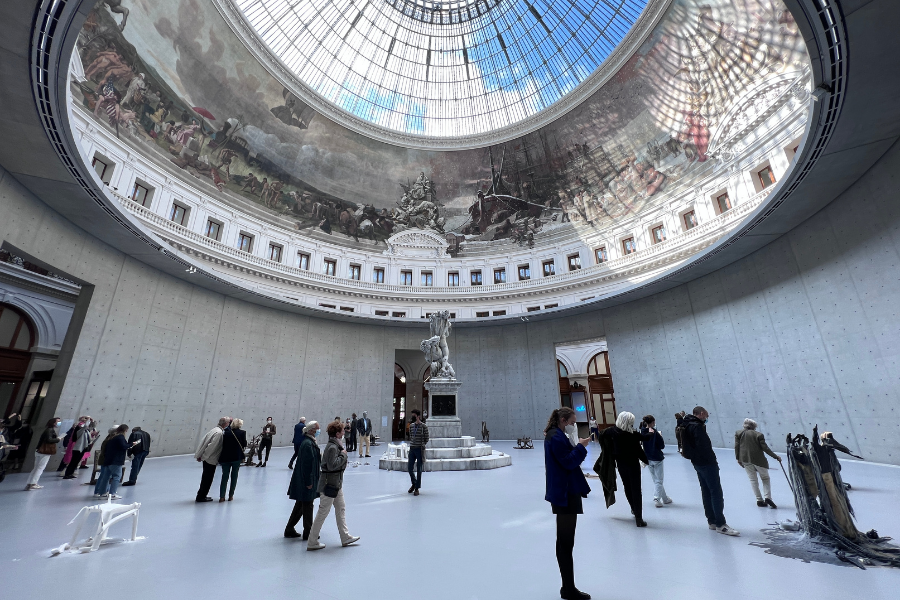 Bourse de Commerce mit wunderschöner Glaskuppel