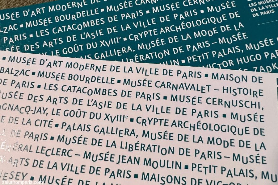 Ticket Museum Paris