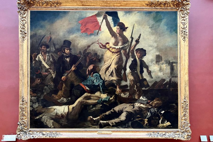MIt das berühmteste Bild im Louvre von Delacroix