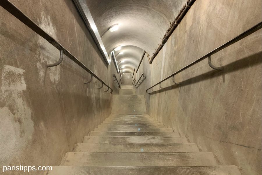 Die Treppe im Musée de la Liberation