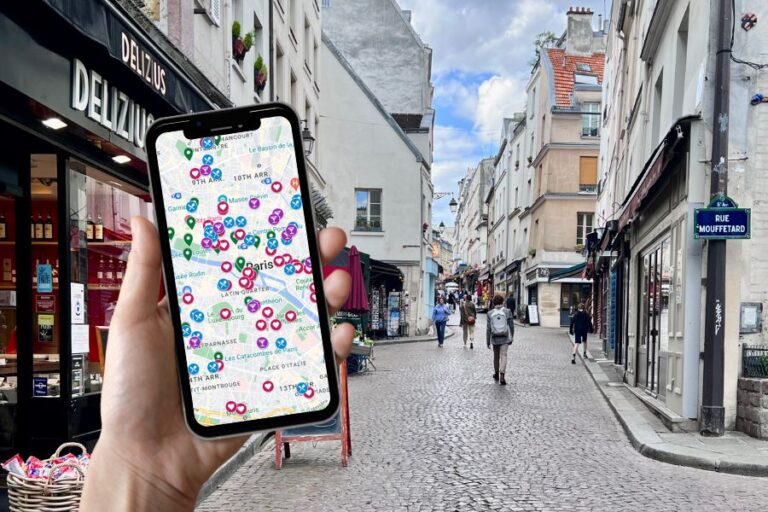 Paris Karte mit Sehenswürdigkeiten