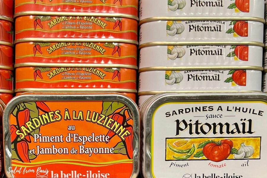 Mitbringsel aus Paris: Sardinen