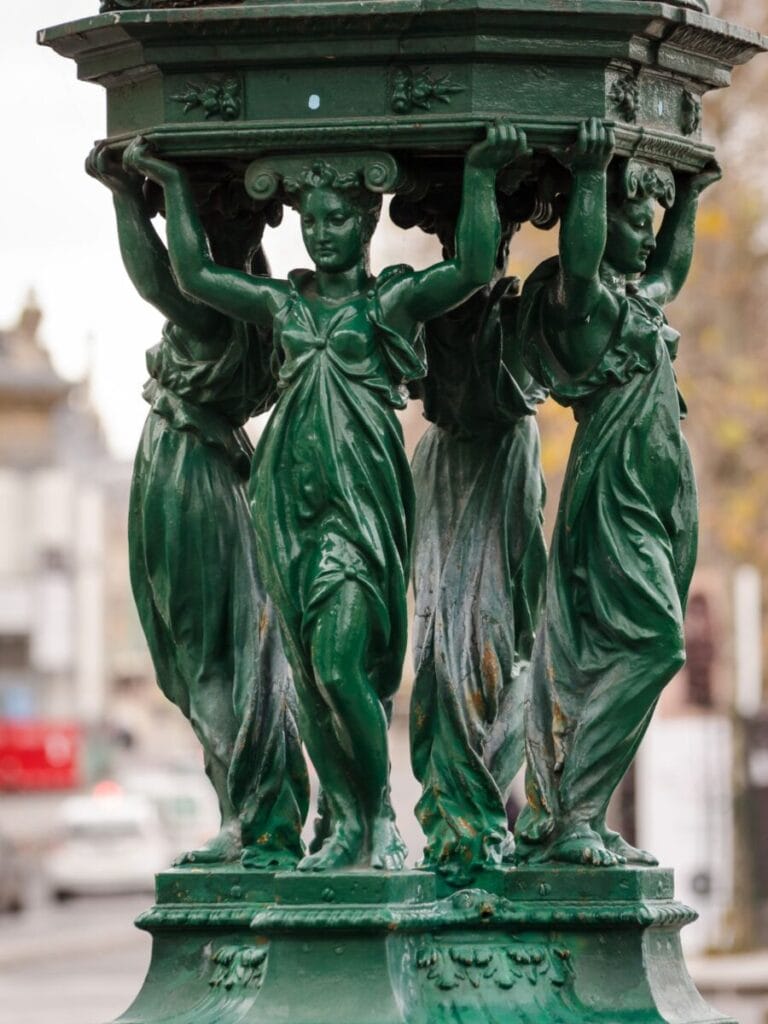 Wallace Brunnen von Nahem